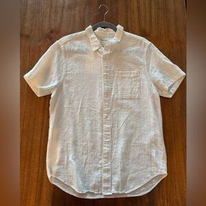 Madewell | Men’s White Linen Buttondown | Size M